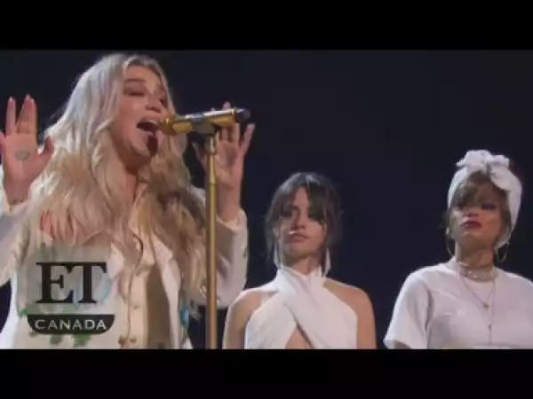 Video: Kesha Performs "Praying" at 2018 Grammys